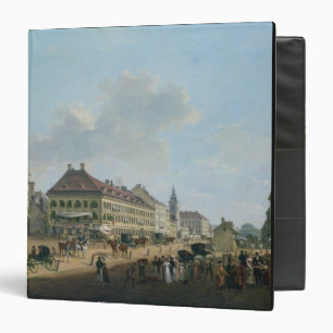 Vienna, the promenade, 1824 (oil on canvas) binder