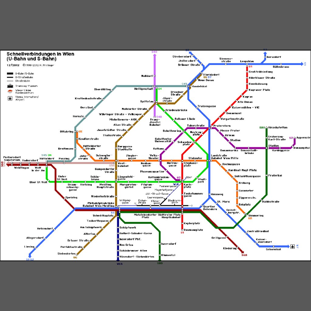 Vienna Tube Map