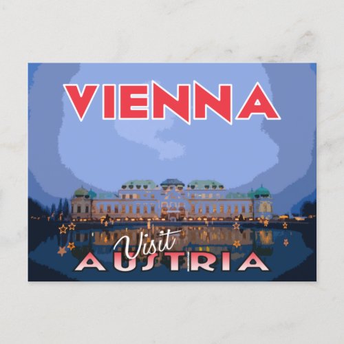 Vienna Visit Austria Postcard