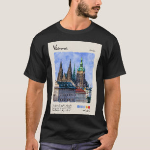 Vienna Watercolour Travel T-Shirt