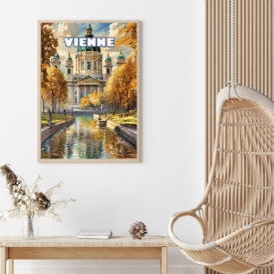 Vienna, where coffee is an art, a passion poster