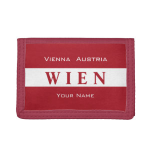 Vienna - Wien custom monogram wallets