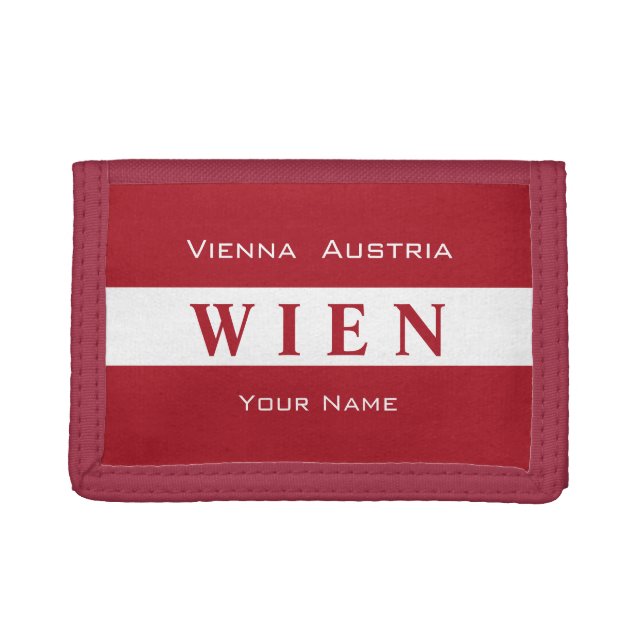 Vienna - Wien custom monogram wallets (Front)