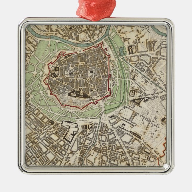 Vienna Wien Metal Ornament (Front)