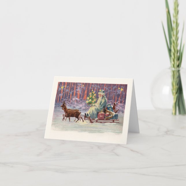 Vienna Woods Santa Holiday Card (Front)