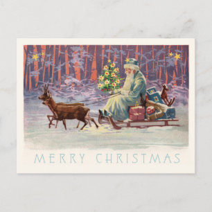 Vienna Woods Santa Holiday Postcard
