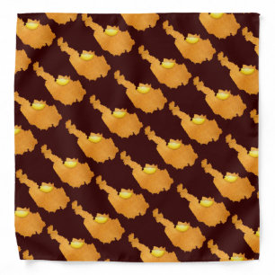 Viennese Schnitzel - Map Of Austria Bandana
