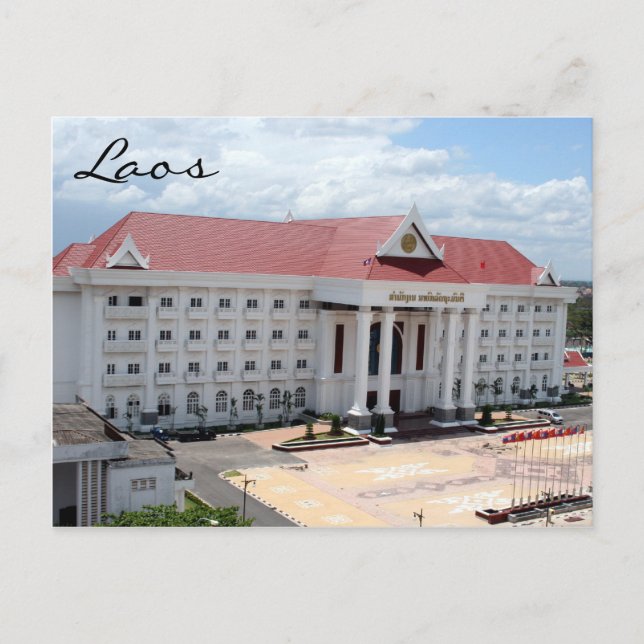 vientiane architecture postcard (Front)