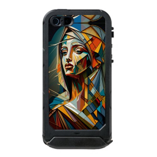 Vierge Marie cubism Waterproof Case For iPhone SE55s