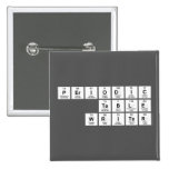 Periodic Table Writer  (Vierkante) knopen Speld Button