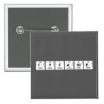 Tyfanie  (Vierkante) knopen Speld Button