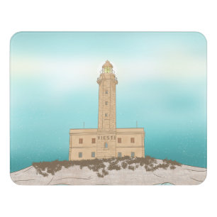 Vieste Lighthouse Italy Door Sign