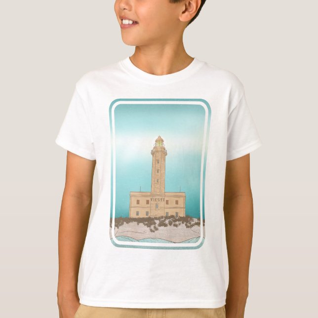 Vieste Lighthouse Italy T-Shirt (Front)