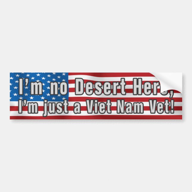 Viet Nam Vet Bumper Sticker (Front)