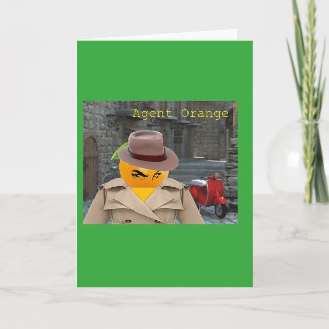 Viet Nam War Agent Orange Card (Front)