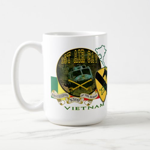 Vietnam_1st Cavalry Div Air Cav Coffee Mug