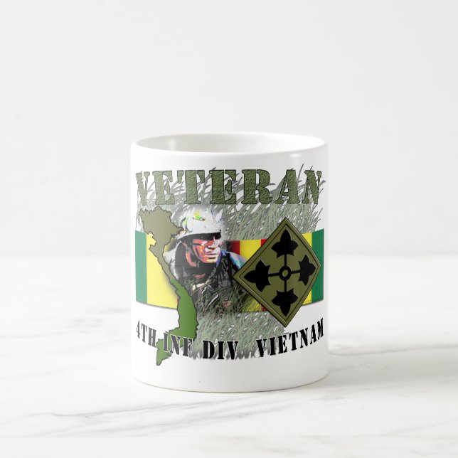 Vietnam-4th Inf Div (No CIB) Coffee Mug (Center)