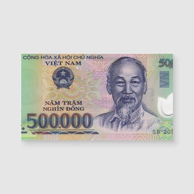 Vietnam 500,000 Banknote Magnetic Card (Front)