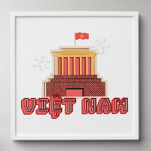 VIETNAM Art Wall Decor – Ho Chi Minh Mausoleum