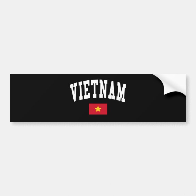 VIETNAM BUMPER STICKER (Front)