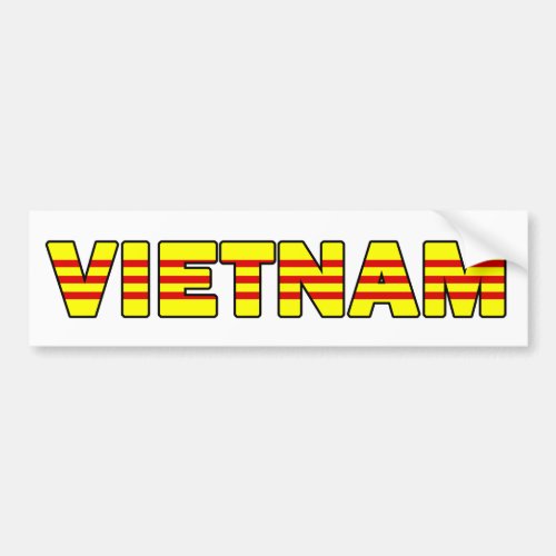 Vietnam Bumper Sticker