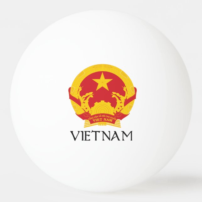 Vietnam Coat of Arms Ping-Pong Ball (Front)