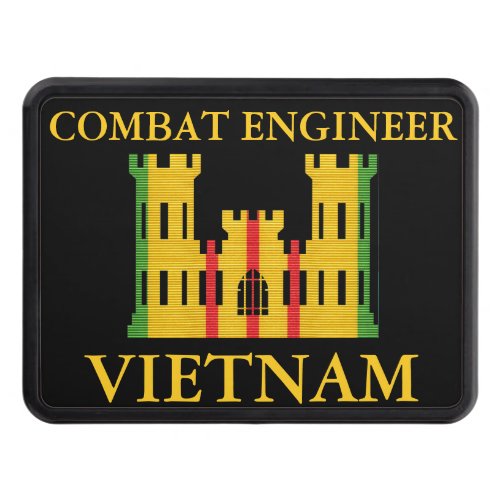 Vietnam Combat Engineer Insignia Hitch Cover