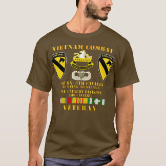 Vietnam Combat Vet w 1st Bn 8th Cav 1st Cav Div Ju T-Shirt
