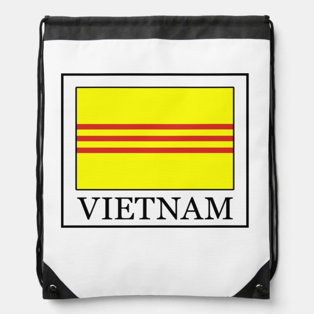 Vietnam Drawstring Bag (Front)
