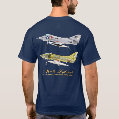 Vietnam Era A_4 Skyhawk Landing T_Shirt