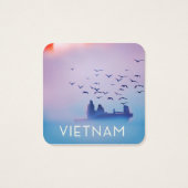 Vietnam evening sun Vacation poster (Back)