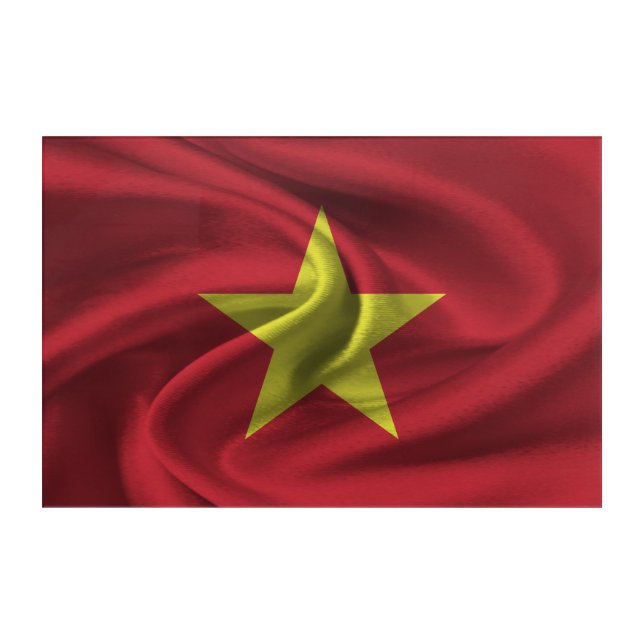 Vietnam Flag Acrylic Print (Front)
