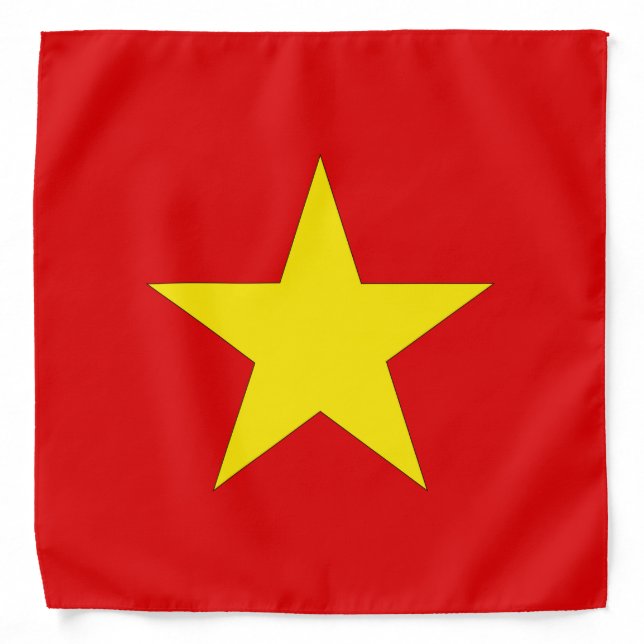 Vietnam Flag Bandana (Front)
