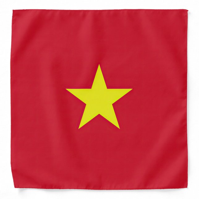 Vietnam flag bandana (Front)