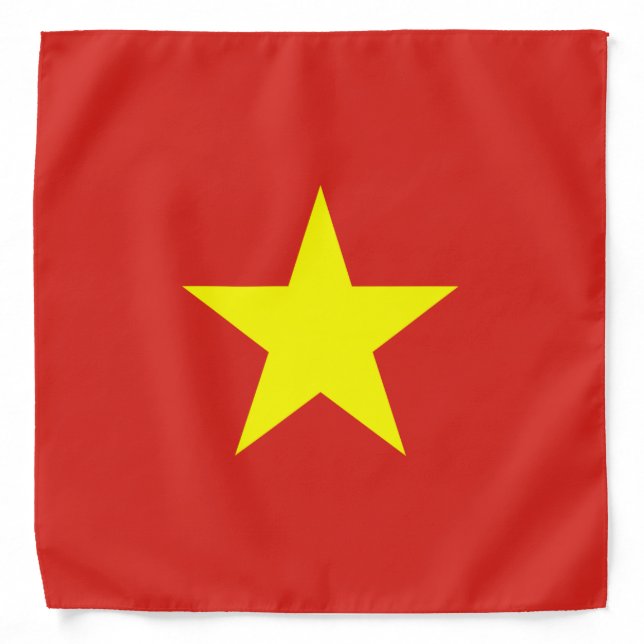 Vietnam Flag Bandana (Front)