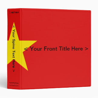 Vietnam Flag Binder
