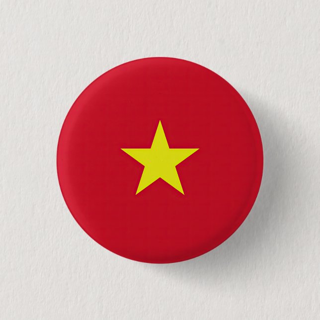 Vietnam flag button (Front)
