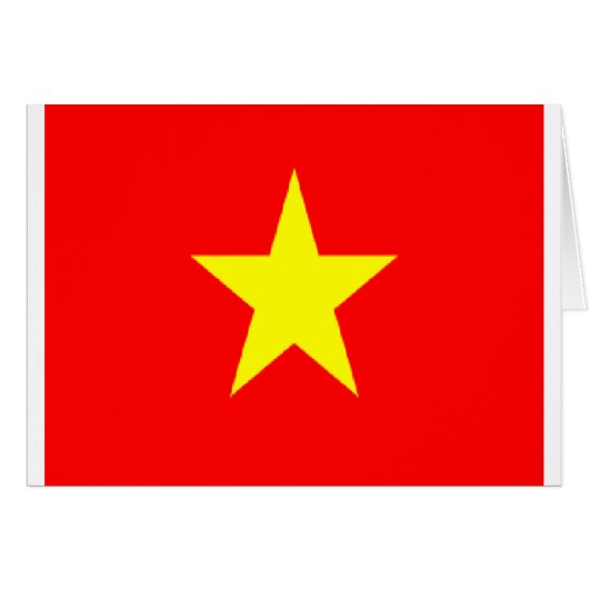 vietnam flag cards (Front Horizontal)