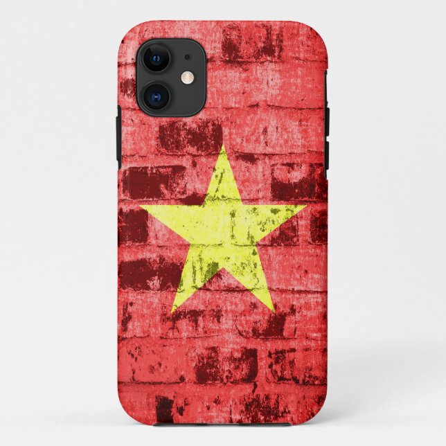 Vietnam Flag Case-Mate iPhone Case (Back)