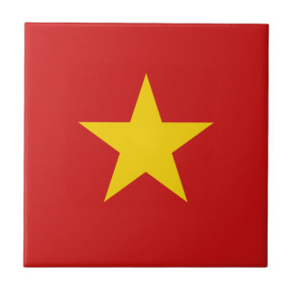 Vietnam Flag Ceramic Tile