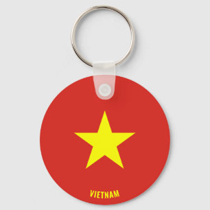 Vietnam Flag Charming Patriotic Keychain
