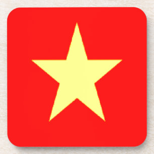vietnam flag coaster