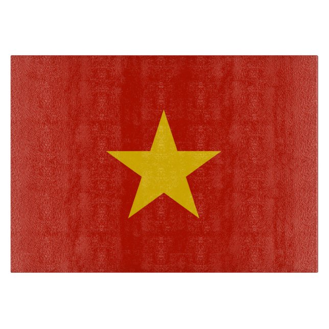 Vietnam flag cutting board (Front)