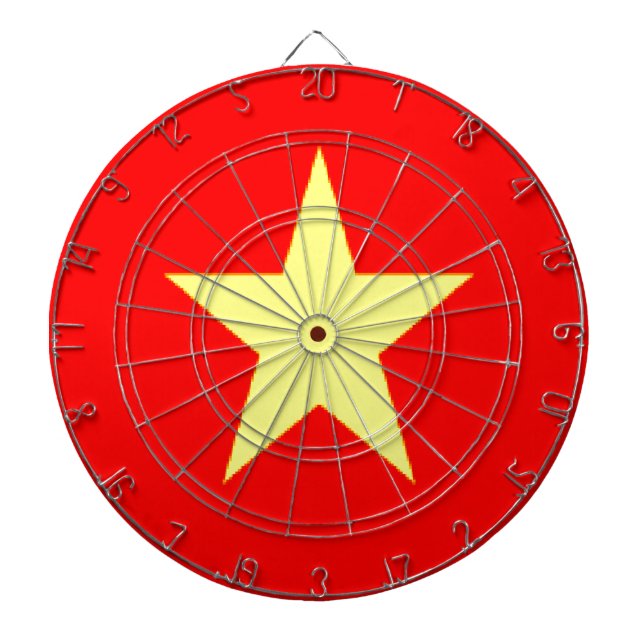 vietnam flag dart board (Front)