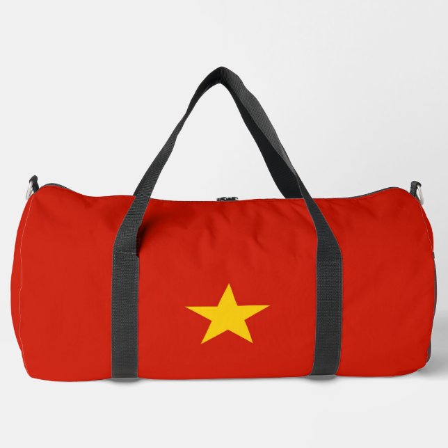 Vietnam flag duffle bag (Front)