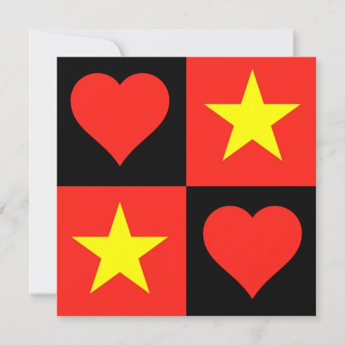 Vietnam Flag Heart Cute Patriotic Vietnamese Card