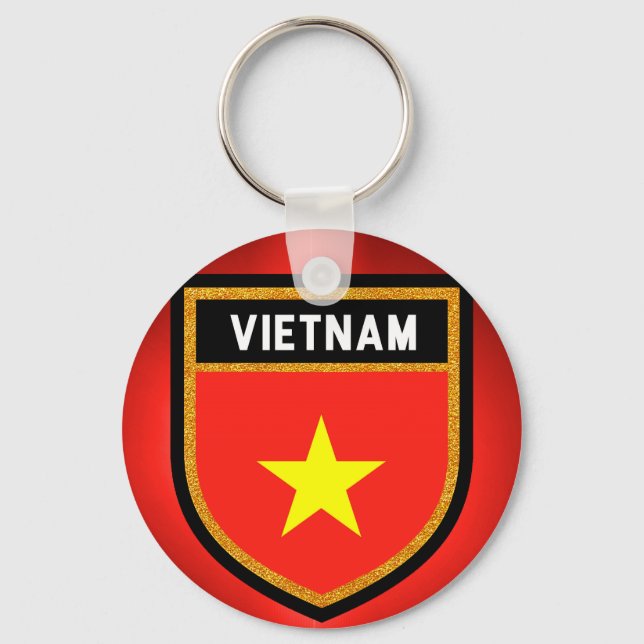 Vietnam Flag Keychain (Front)