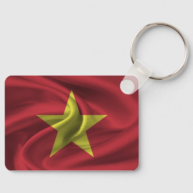 Vietnam Flag Keychain  (Front)