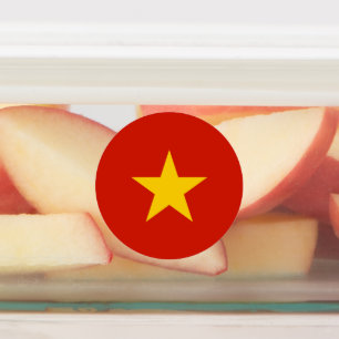 Vietnam flag kids' labels