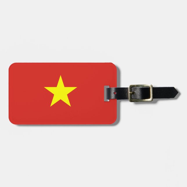 Vietnam flag luggage tag (Front Horizontal)